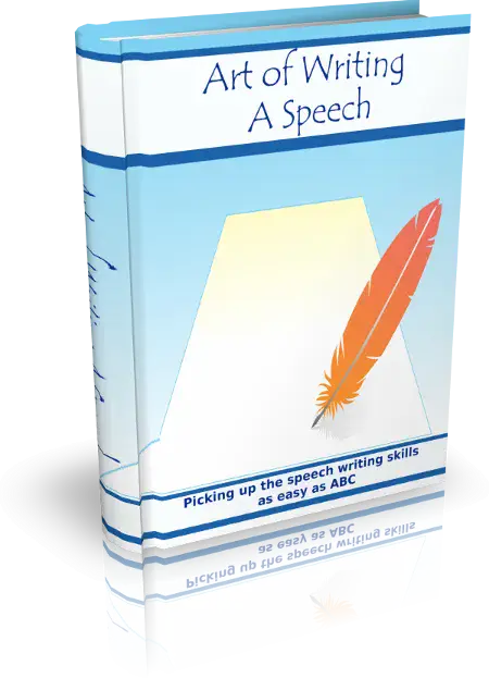 Art Of Writing A Speech