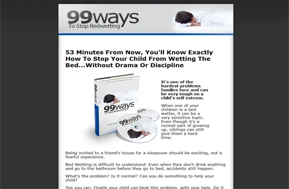 99 Ways To Stop Bedwetting