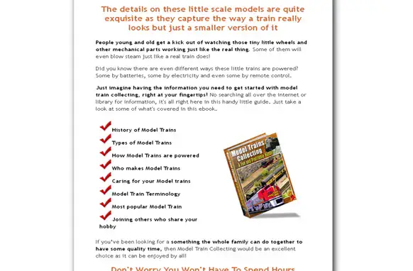Model Train Collecting