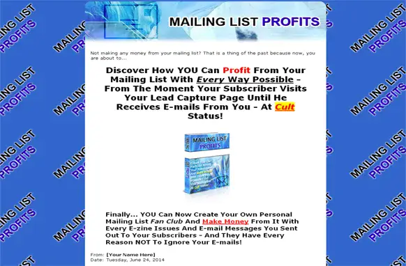 Mailing Lists Profits