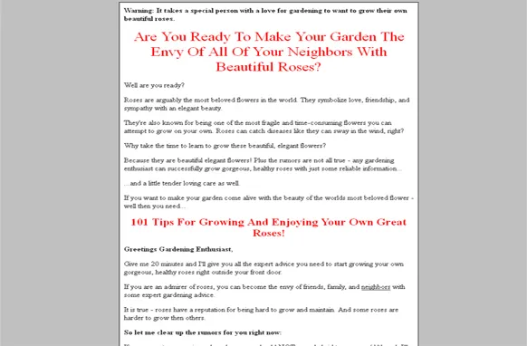 101 Tips For Growing And Enjoying Your Own Great Rose Garden