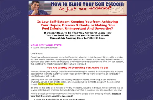Improve Your Self Esteem