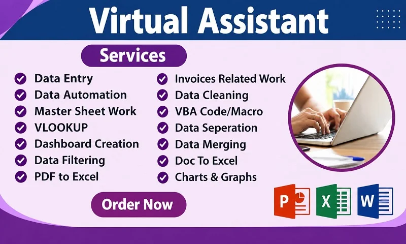 I Will do professional data entry and copy paste work .