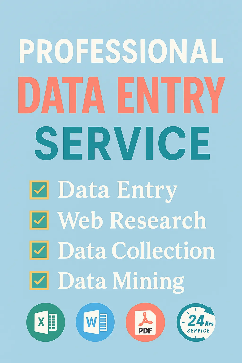 Expert in Data Entry, Scraping, Email Leads & PDF to Excel Conversion