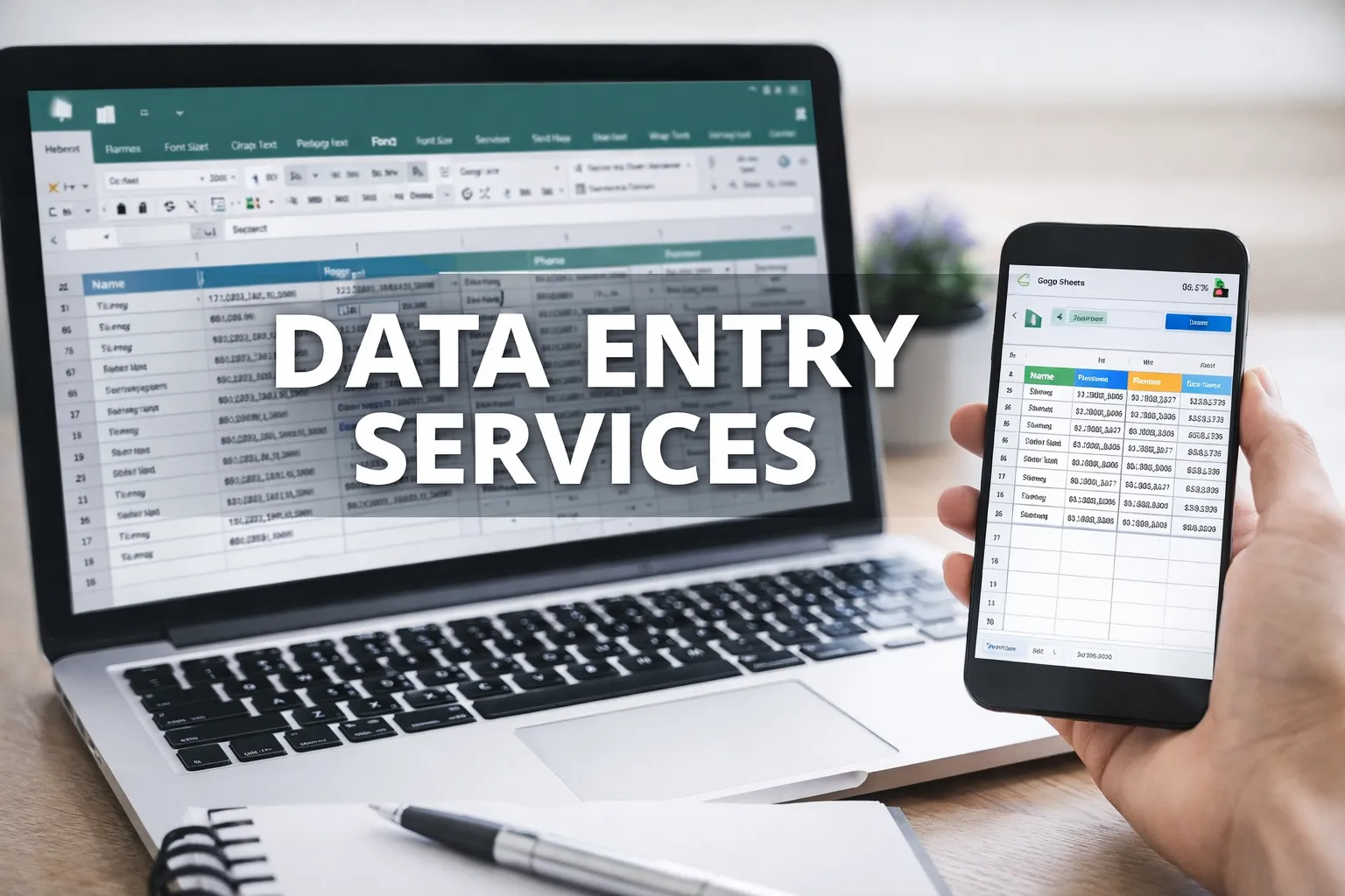 I will handle accurate data entry and manage Excel or Google Sheets professionally