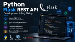 I will develop Python Flask REST APIs and fix backend bugs