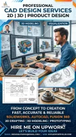 2D and 3D CAD designer.