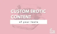 I will write smut, dark romance, bdsm, erotica piece for you 