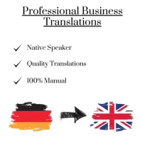 I will translate general business texts from german into english