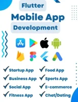 I will develop android and ios mobile app using flutter, mobile app development