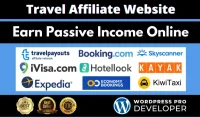 I will build automated travel affiliate website for affiliate marketing to make money