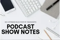 I will write your podcast show notes in 24 hours d dondabad Don De Leon @dondabad 5 (858) 2 Orders i