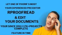 I Will professionally Proofread and edit your documents in 24 hours 
