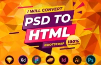 I specialize in converting  PSD to HTML Figma to HTML AI to HTML XD to HTML