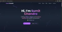 I will create a modern personal or blog website using React or Next.js