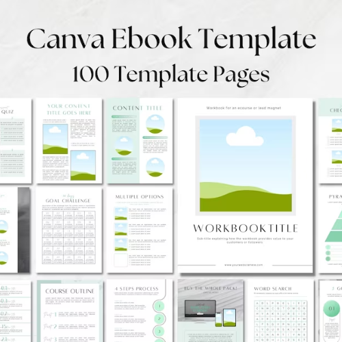Canva Ebook Template - Course Workbook Template