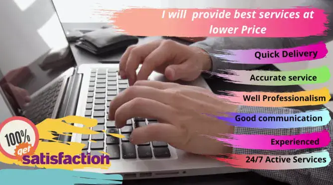 I will provide data entry, copypaste, web scraping, web research