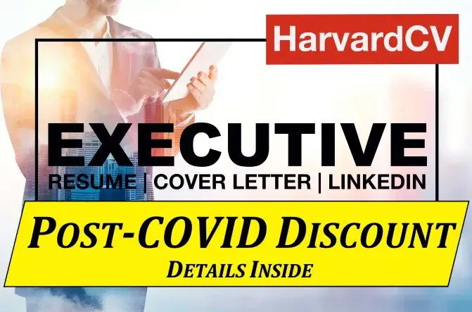 I will deliver the full executive resume writing service