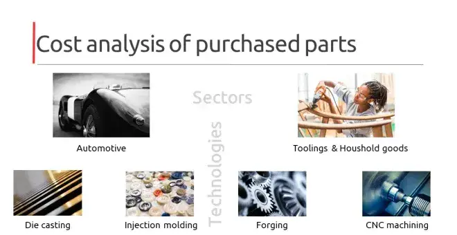 I will do cost analysis and cost engineering for your purchased parts