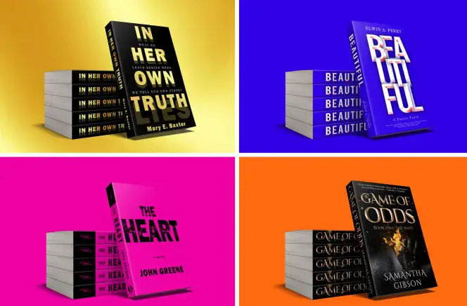 Our Studio will do unique book cover design with social media banners