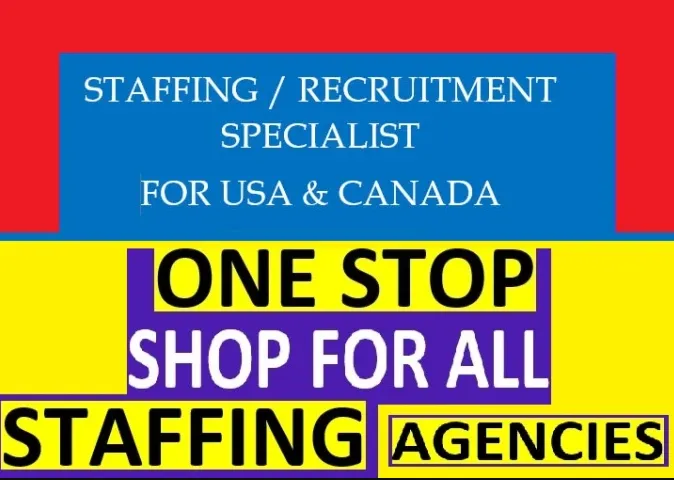 I will provide all services to staffing agencies