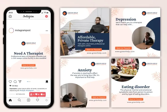 I will design professional social media posts for your brand