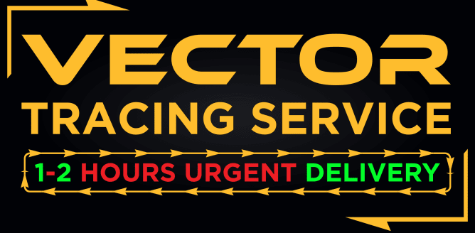 I will vectorise image, convert logo to vector, tracing with fast delivery