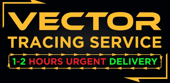I will vectorise image, convert logo to vector, tracing with fast delivery