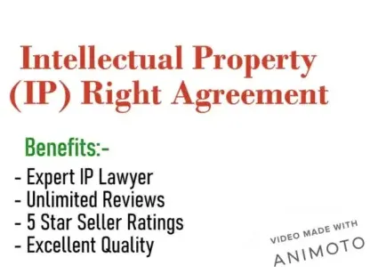 I will draft, review and consult on intellectual property agreement