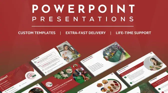 I will design professional and modern PPT powerpoint presentations