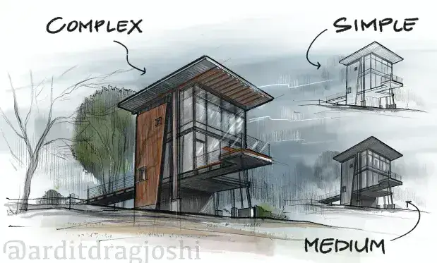 I will do a high quality architecture drawing