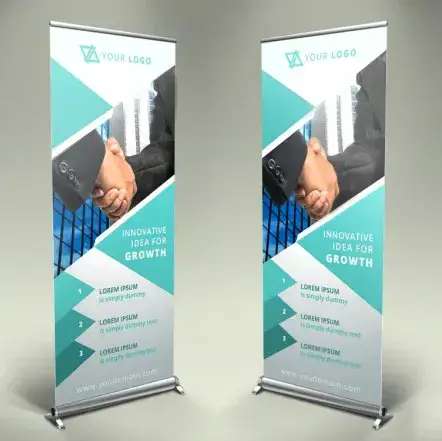  Roll up Banner Design with CMYK+ 300 dpi jpg or png & PDF print ready file,