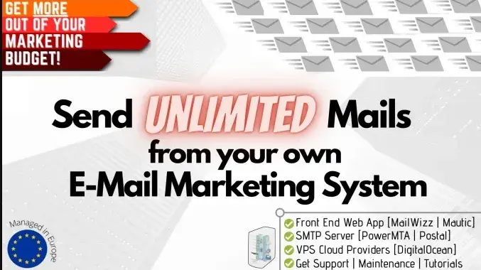 I will build a self hosted email marketing system for your business