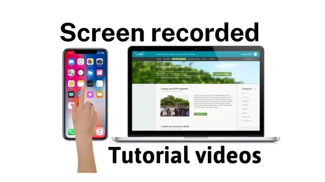 I will screencast website app demo instructional tutorial video