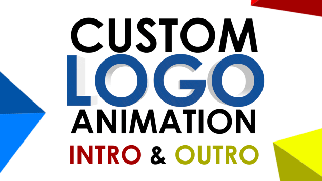 I will create custom logo animation, intro and outro for youtube