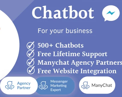 I will make chatbot for facebook messenger, website using manychat