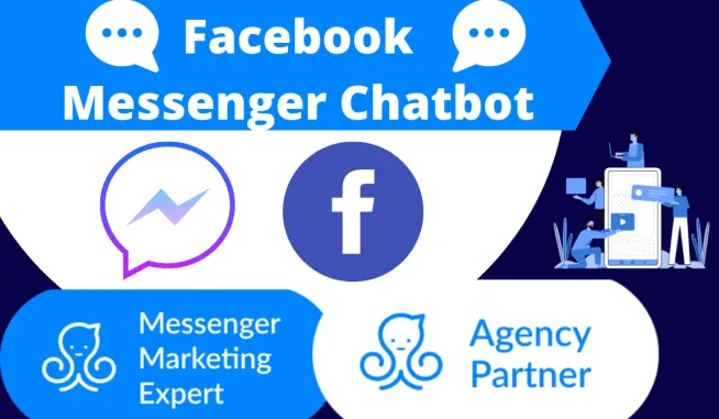 I will build a manychat messenger chatbot on facebook