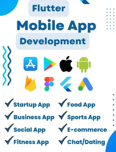 I will develop android and ios mobile app using flutter, mobile app development