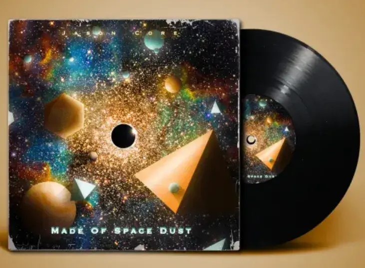 I will professionally design a vintage album cover art