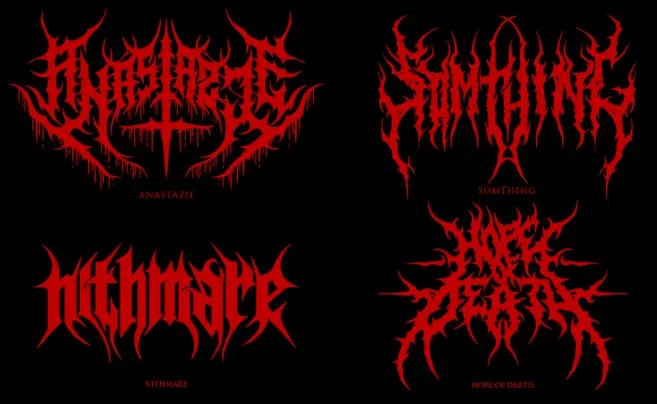 I will make custom death metal logo for your band