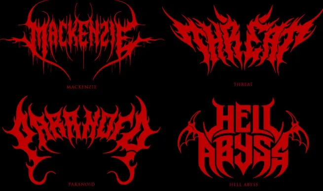 I will make custom death metal logo for your band