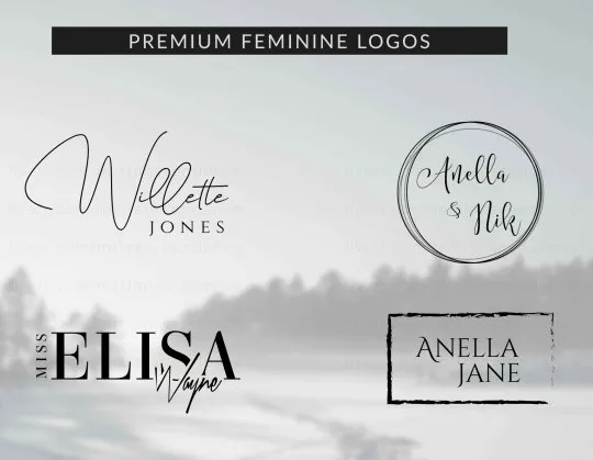 I will do modern line art text or badge logo design