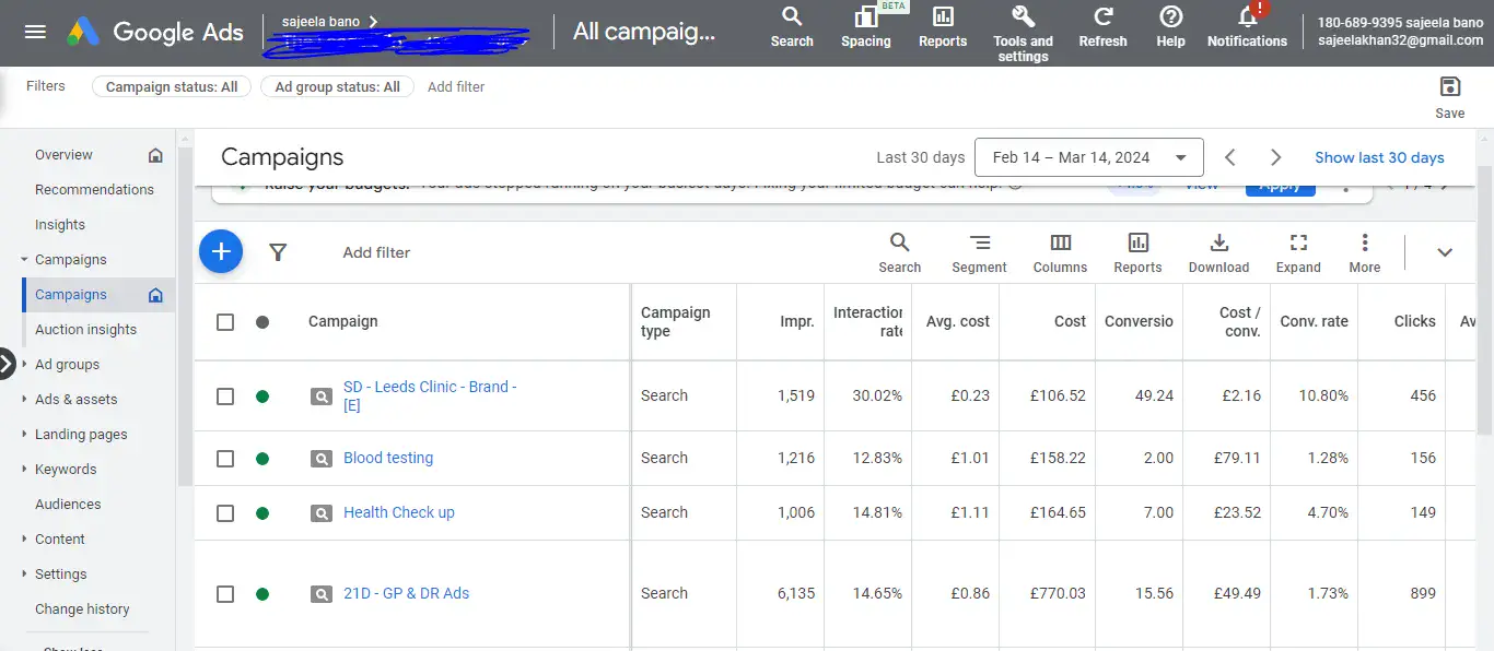 Google Ads Adword Campaign Setup And Optimization