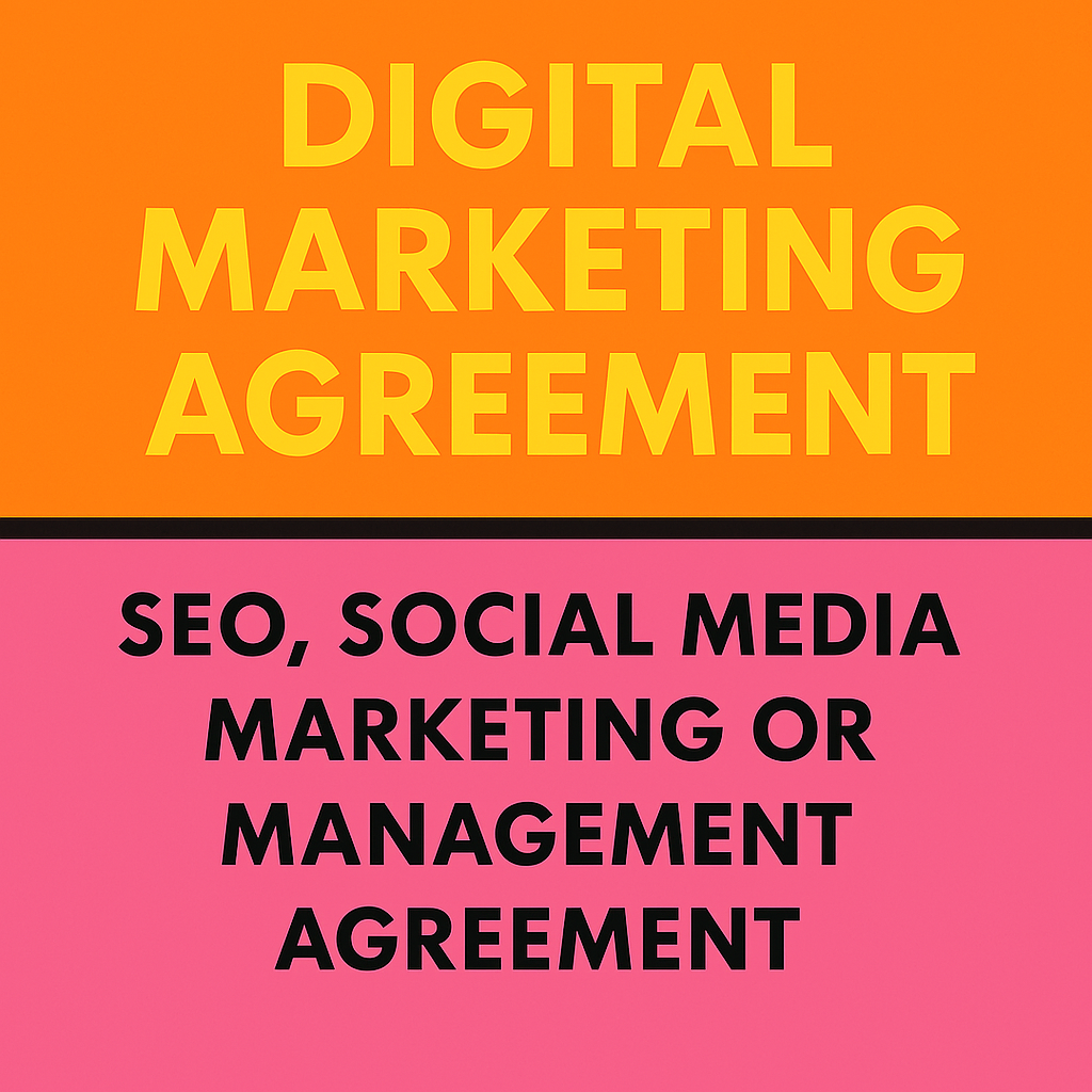 Professional Marketing Service Agreement Writing