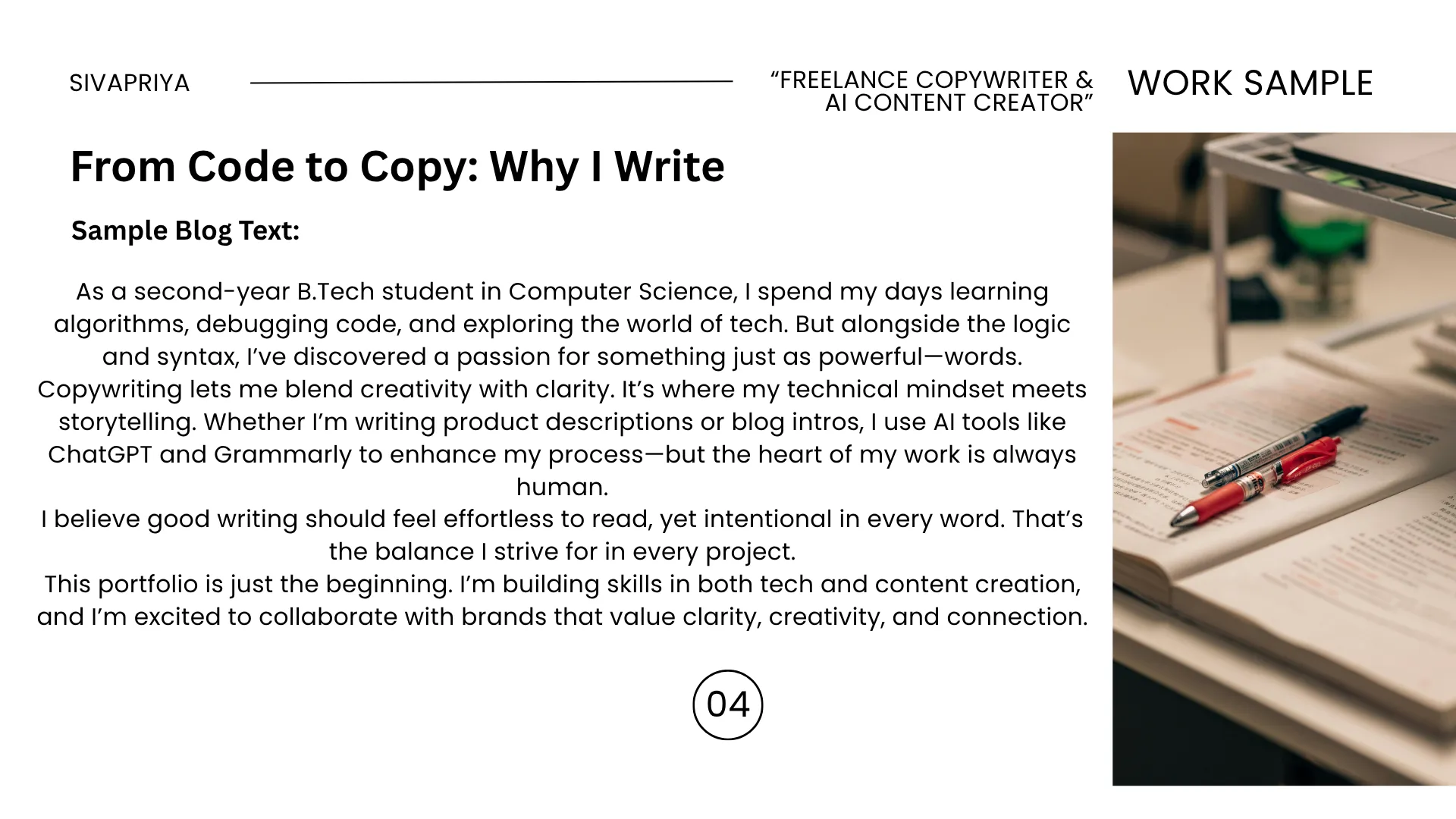 â€œProfessional Product Descriptions & Web Contentâ€