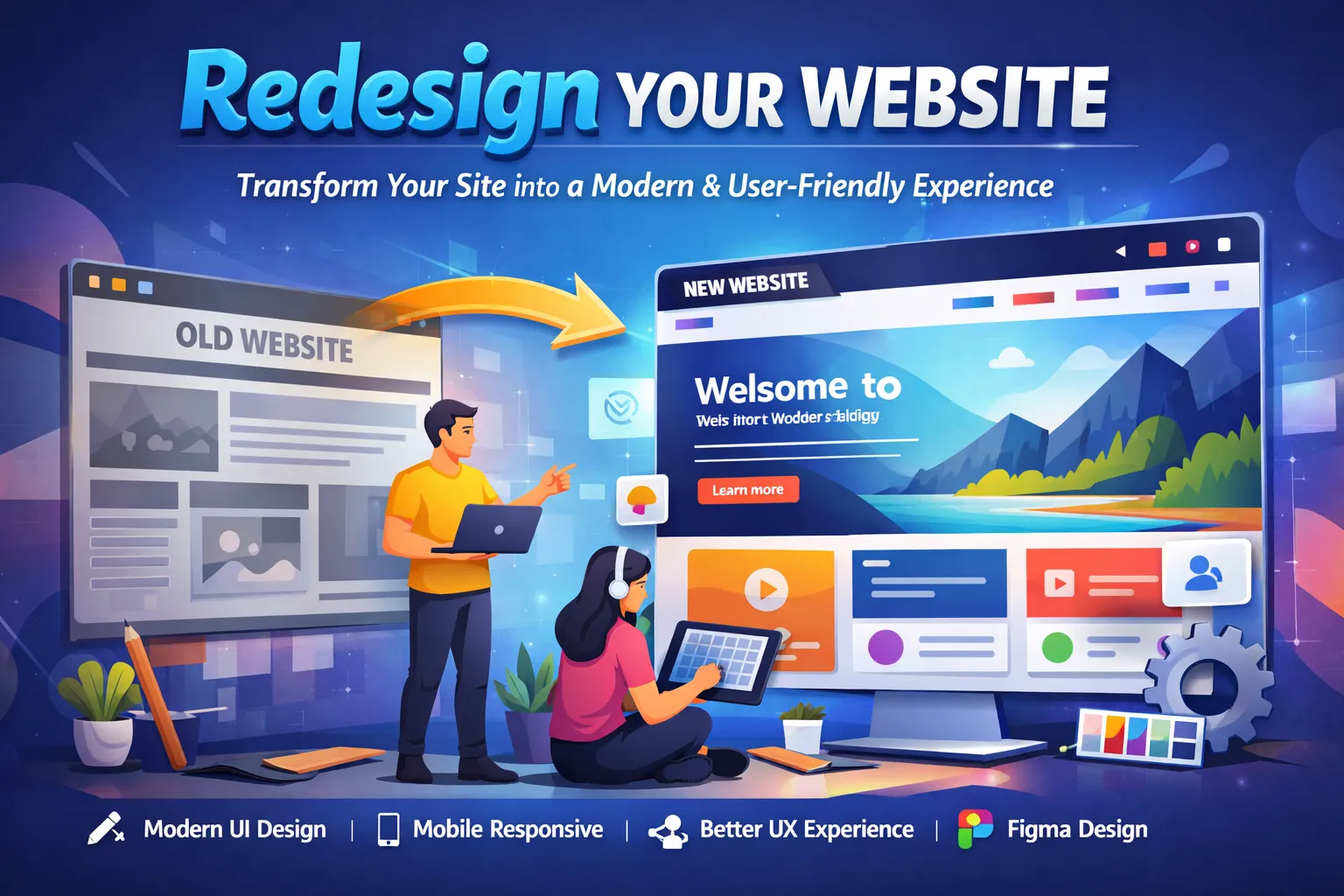 Redesign a website